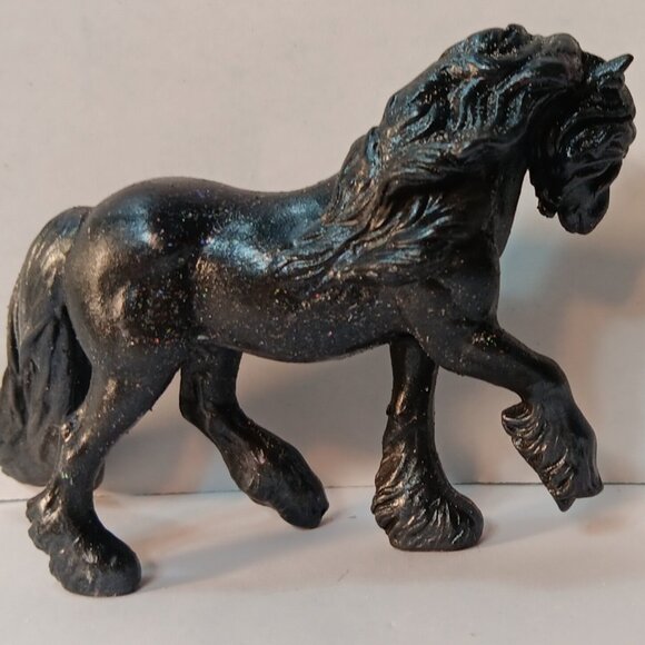 Black Breyer Custom Stablemate Mini Tannenbaum Fell Pony - Picture 4 of 4